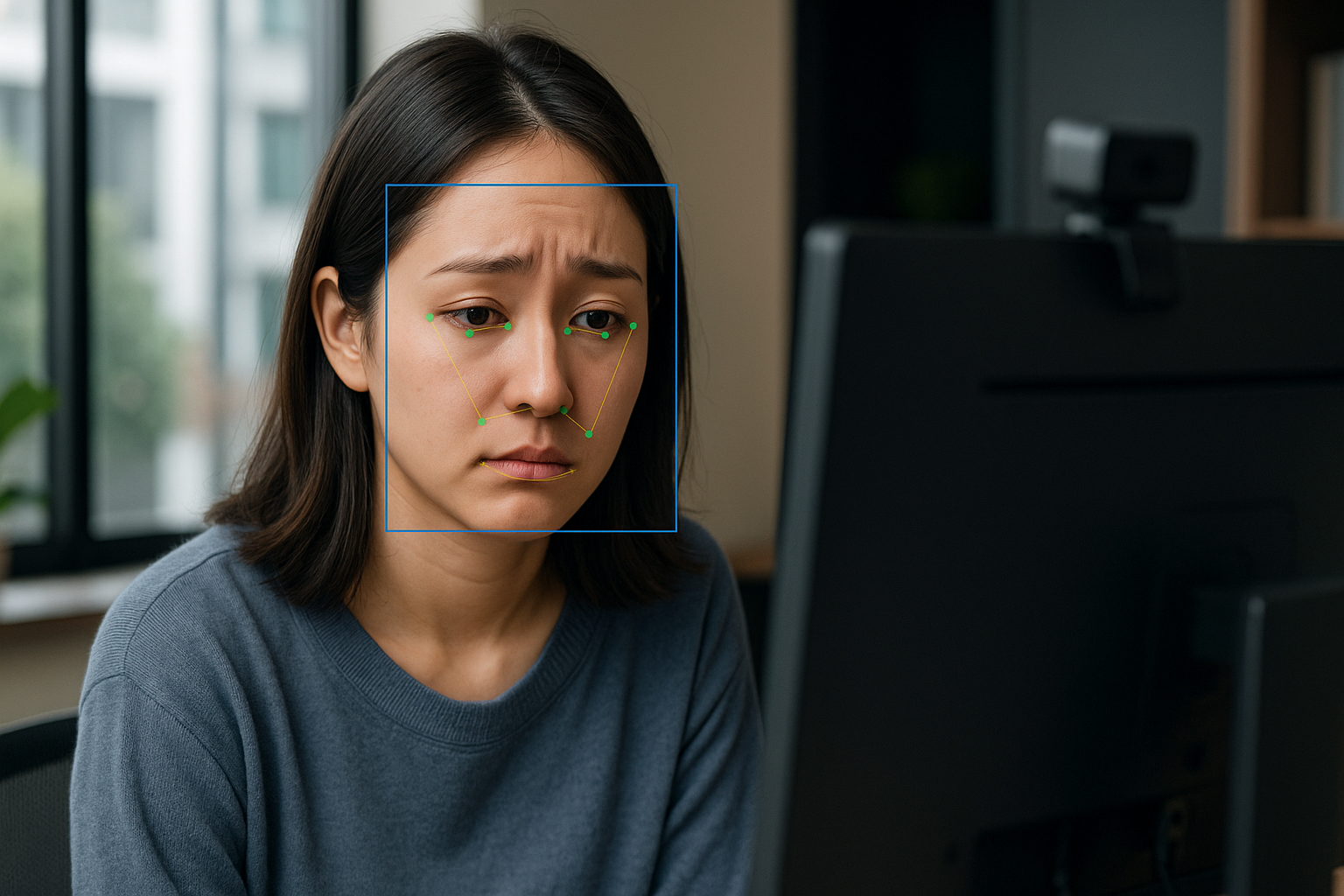 IA Identifica Sinais Precoces de Depressão em Jovens Adultos por Análise de Expressão Facial