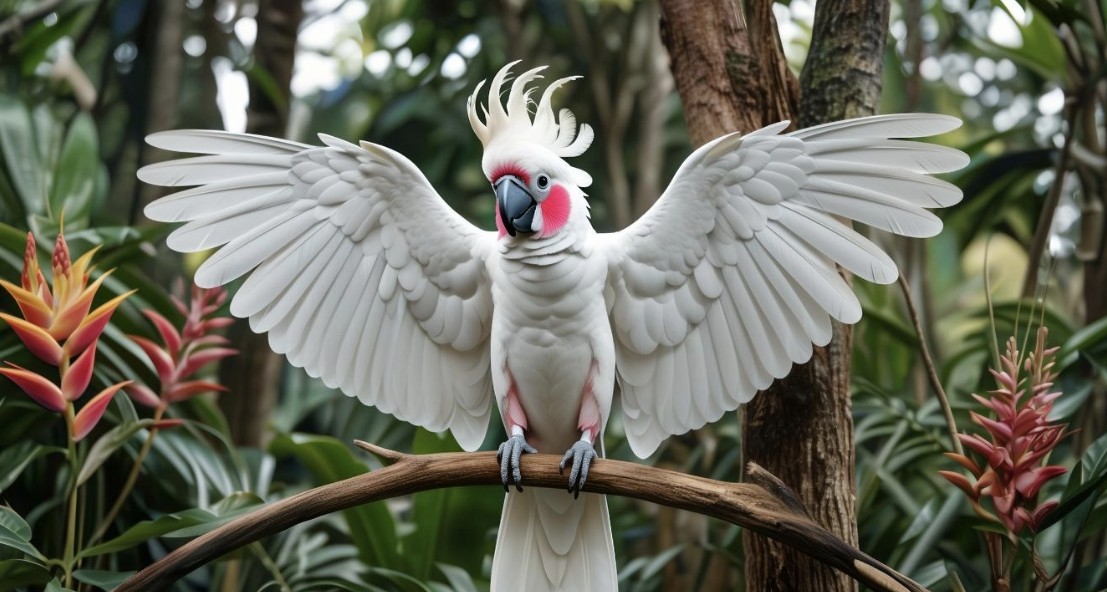 Historyczne narodziny: W Singapurze wykluł się pisklak krytycznie zagrożonej kakadu filipińskiej