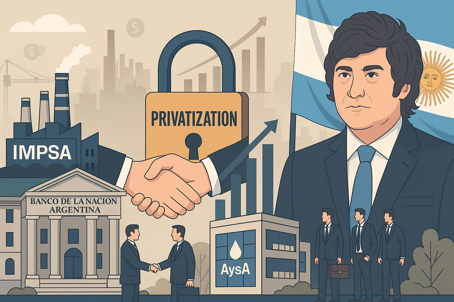 Уряд Аргентини сприяє приватизації та дерегуляції, впливаючи на міжнародний бізнес