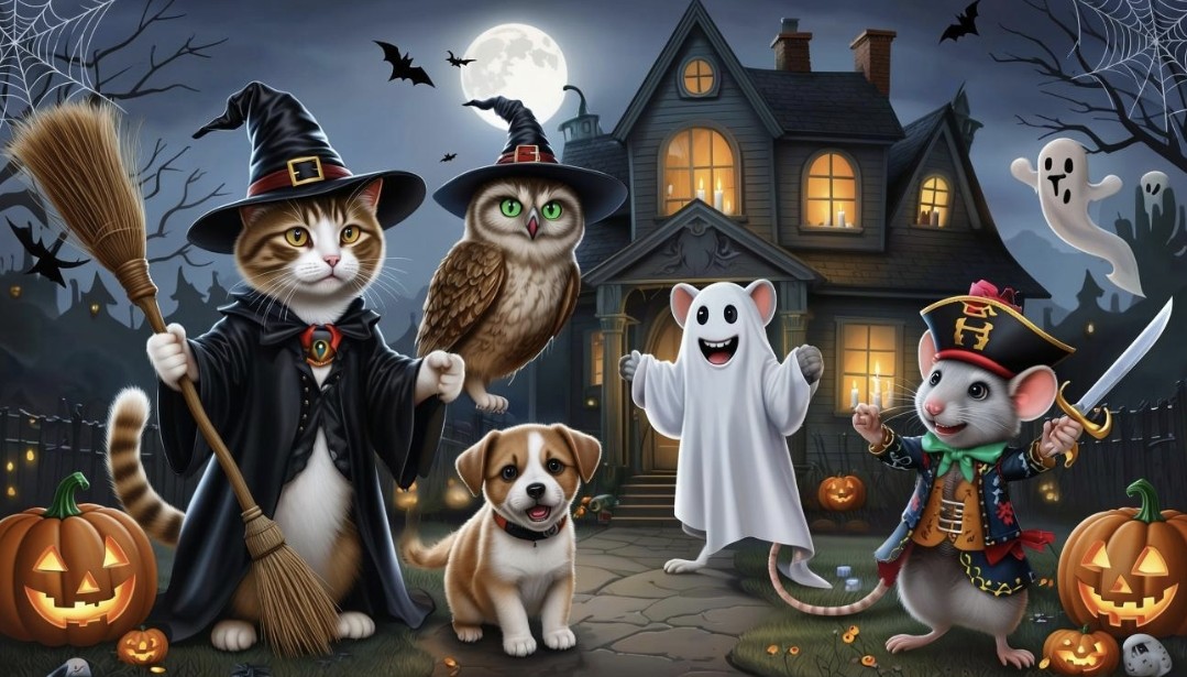 Безпека улюбленців на Геловін: Поради експертів та українські святкові ініціативи
