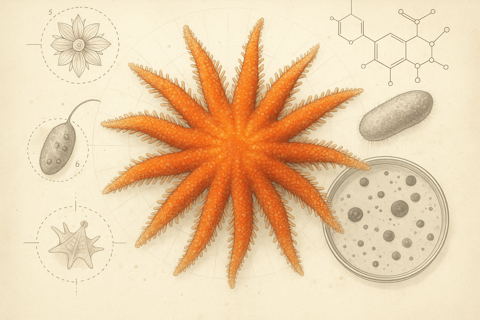 Scientists Identify Bacterium as Key Culprit in Devastating Sunflower Sea Star Deaths