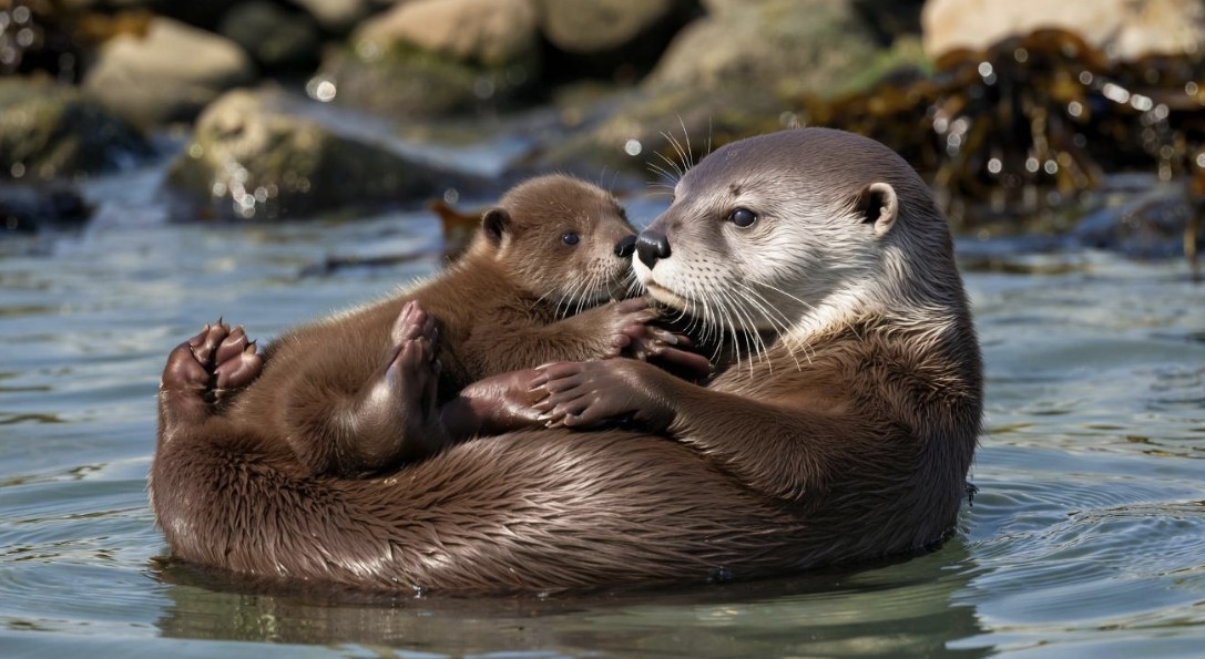 Sea Otter Pup and Mother Successfully Reunited in Morro Bay After Auditory Tracking