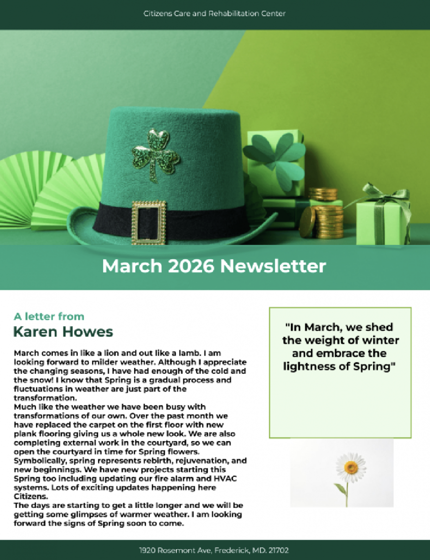 Newsletter For Citizens