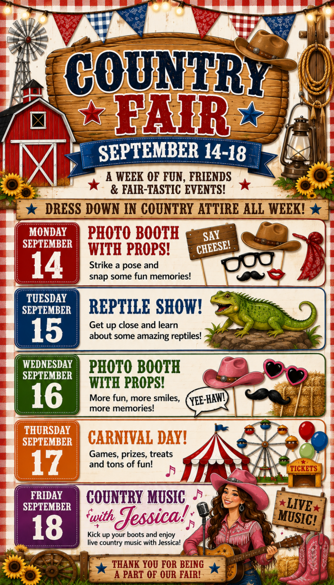 September County Fair Schedule