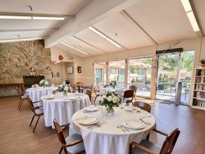 The dining room at Pacific Palms