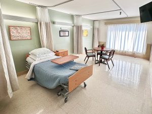 a private room at Pacific Palms