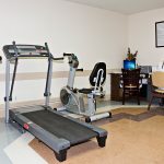 exercise equipment in therapy room