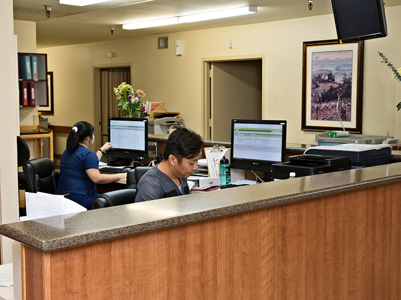 San Jacinto nurses station San Jacinto Healthcare
