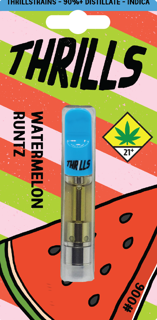 Watermelon Runtz Cartridge 1g - Thrills
