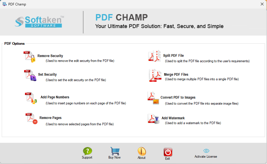Softaken PDF Champ