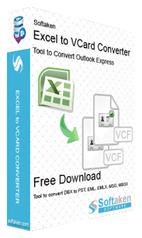 Softaken Excel to vCard Converter