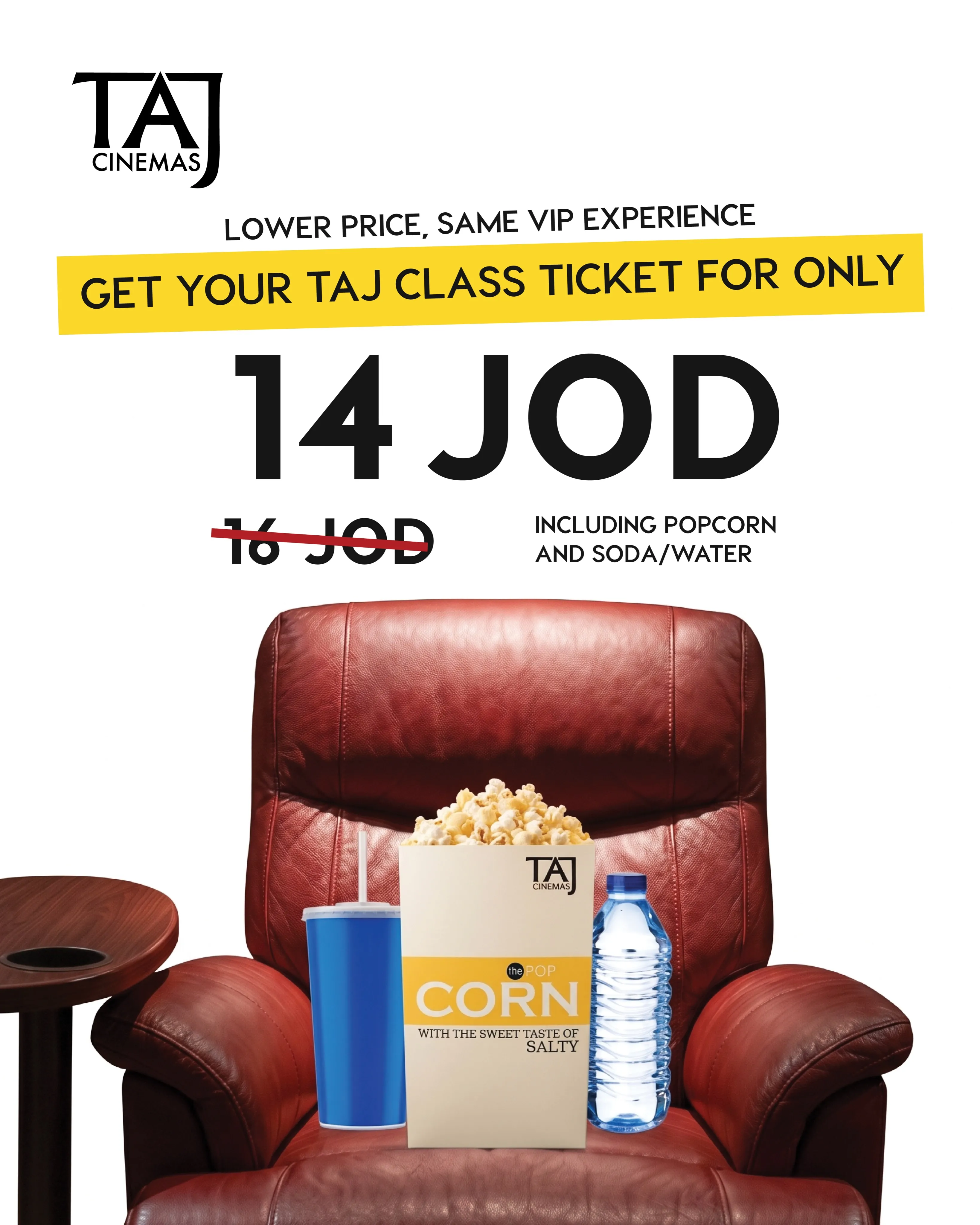 TAJ Cinemas – 14 JD