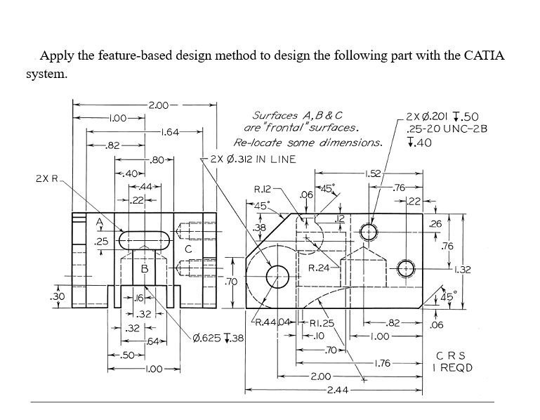 please help me to draw this featured based model | GrabCAD Questions