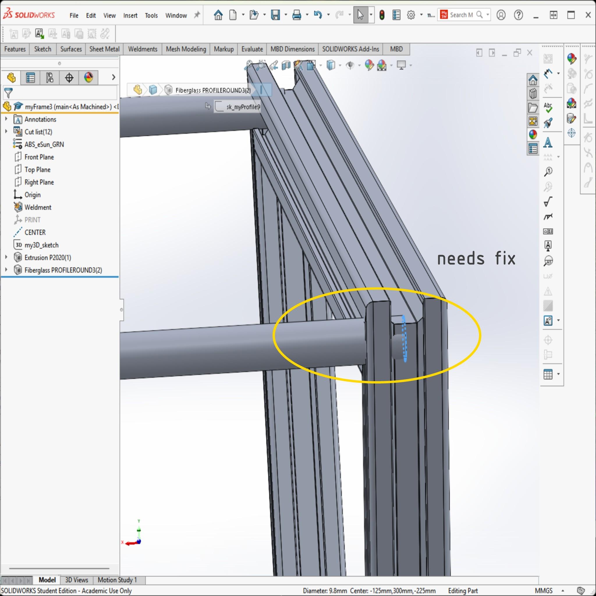 Make 2020 Aluminum Frame from Weldments | GrabCAD Tutorials