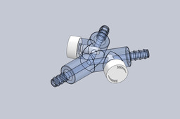 Oxygen valve splitter