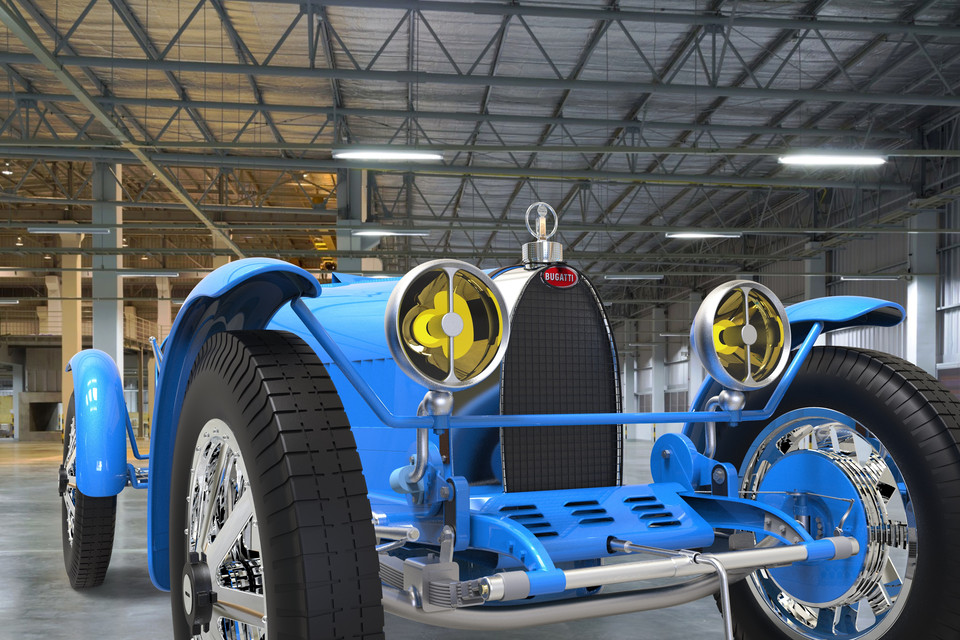 Bugatti Type 35 | 3D CAD Model Library | GrabCAD