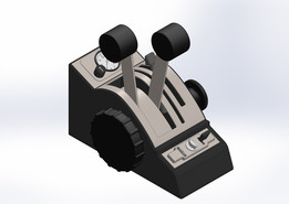 Air-Craft Throttle Lever Box | 3D CAD Model Library | GrabCAD