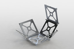 Foldable Articulated CubeSat for Additive Manufacturing