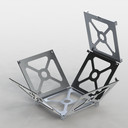 Foldable Articulated CubeSat for Additive Manufacturing