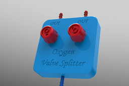 Oxygen valve splitter