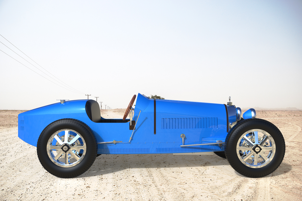 Bugatti Type 35 | 3D CAD Model Library | GrabCAD