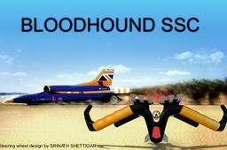 Bloodhound ssc steering wheel design 2