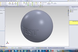 Tutorial: How to engrave a word on a complex surface?