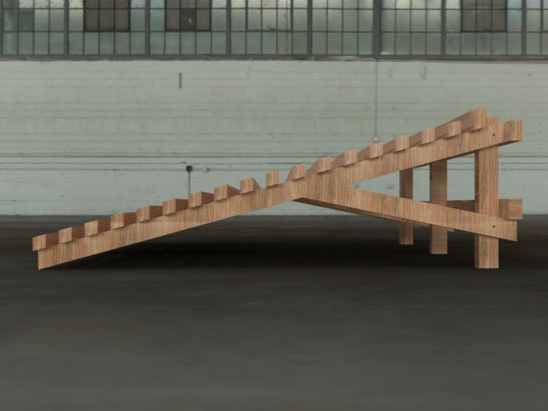 Wooden Ramp Animation Free CAD Designs, Files & 3D Models | The GrabCAD Community Library