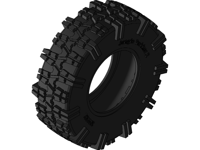 Simex Jungle Trekker 2 34x10.5R16 tyre | 3D CAD Model Library 