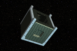 Monocoque 1U cubesat