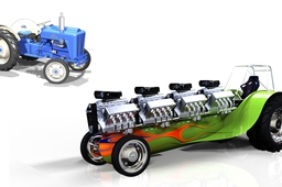 Tractor Pulling Tractor