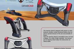 Bloodhound SSC steering wheel CherAn