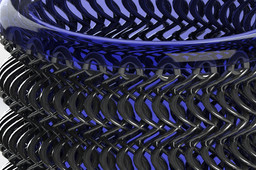 GLASS + SILVER FLOWER VASE