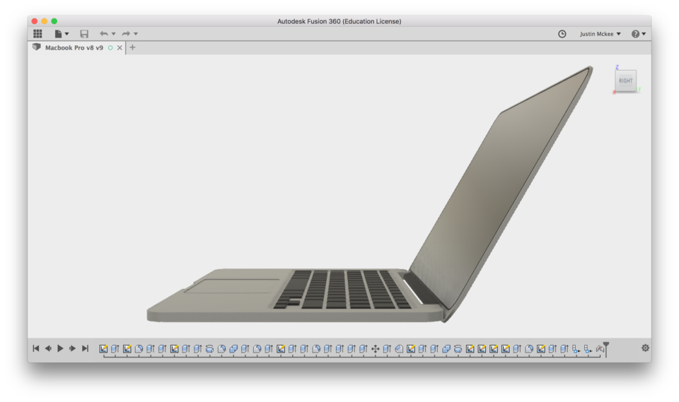 MacBook Pro 13 Inch - Practice | 3D CAD Model Library | GrabCAD