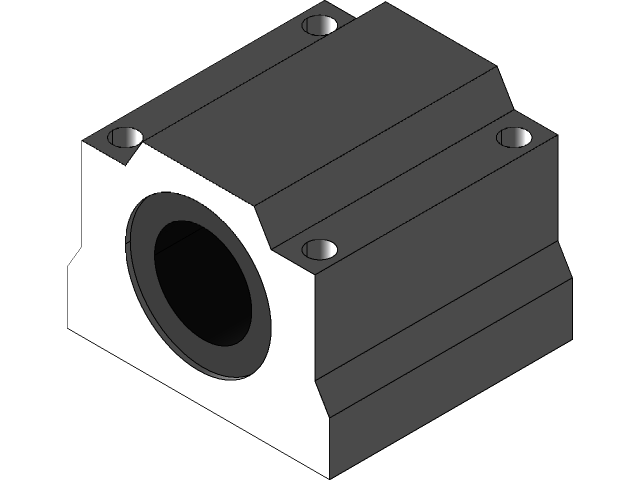 2 Blocs Coulissants SCS20UU - Alésage 20mm, Pour CNC Et Imprimantes 3D, Neufs