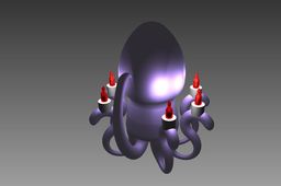 Octopussy Candle Holder