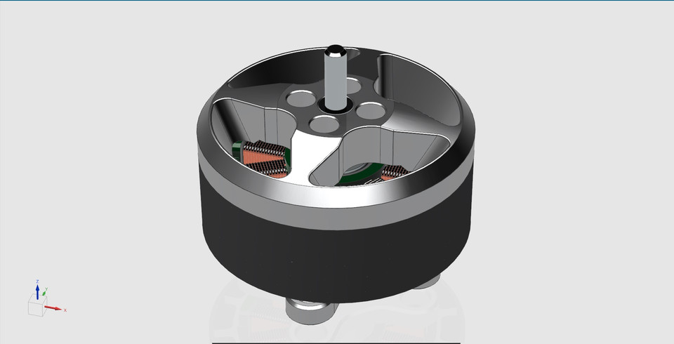 1504.5 Brushless Motor | 3D CAD Model Library | GrabCAD