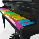 Grand-Piano - Couloured Octaves