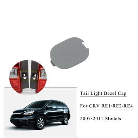 Coppia Coperture Fanaleria Posteriore Nere Per Honda CR-V 2007-2011, Ricambio 33506-SWA-A01