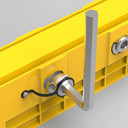 GE Quick connector with cams