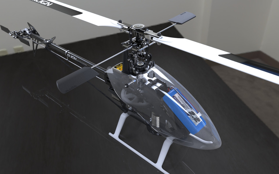 Align T-rex 450 Pro | 3D CAD Model Library | GrabCAD