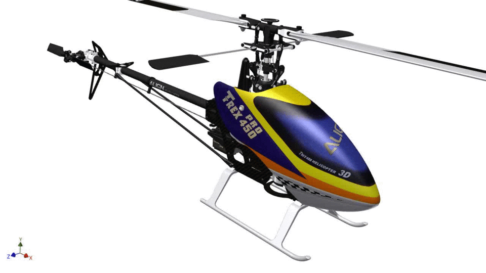 Align T-rex 450 Pro | 3D CAD Model Library | GrabCAD
