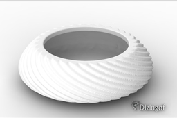 Twist Bowl - Glazed Ceramics