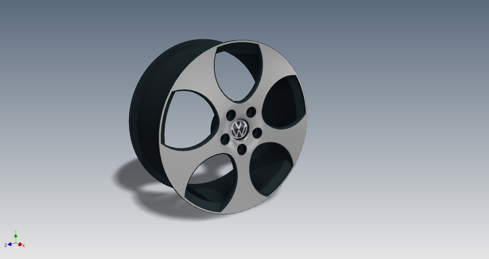 Vw Rim Dxf Free CAD Designs, Files & 3D Models | The GrabCAD Community Library