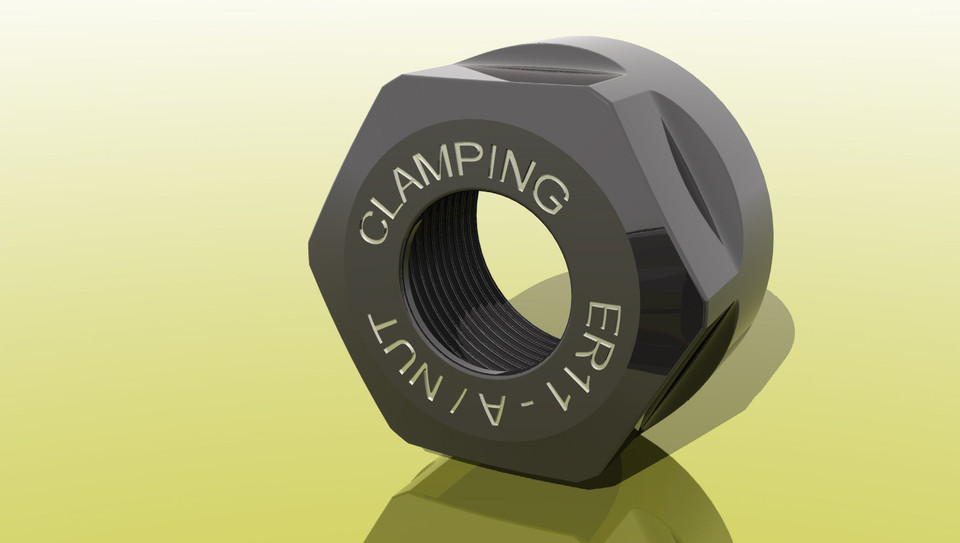 ER11-A M14x0.75 Collet Clamping Nut For CNC Milling Mill Chuck Lathe – Unbranded