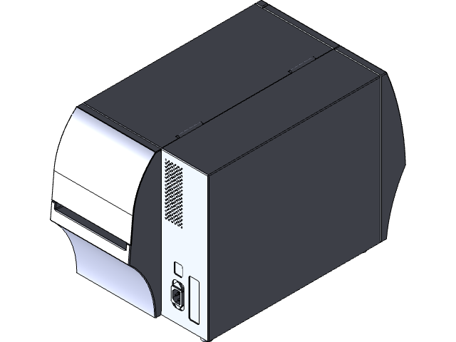 Zebra ZT411 Label Printer | 3D CAD Model Library | GrabCAD