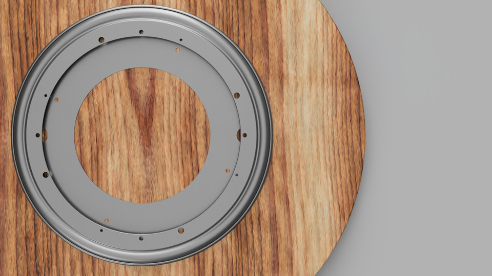 12 Inch Lazy Susan Turntable Bearing – 5/16" Thick, 1000 LB Capacity By FKG