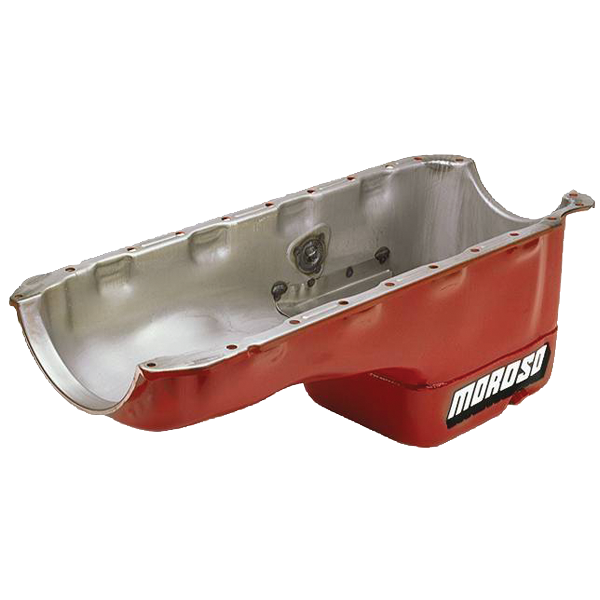 Moroso Pontiac V-8 (301-455) Deep Wet Sump 7qt 8.5in Steel Oil Pan