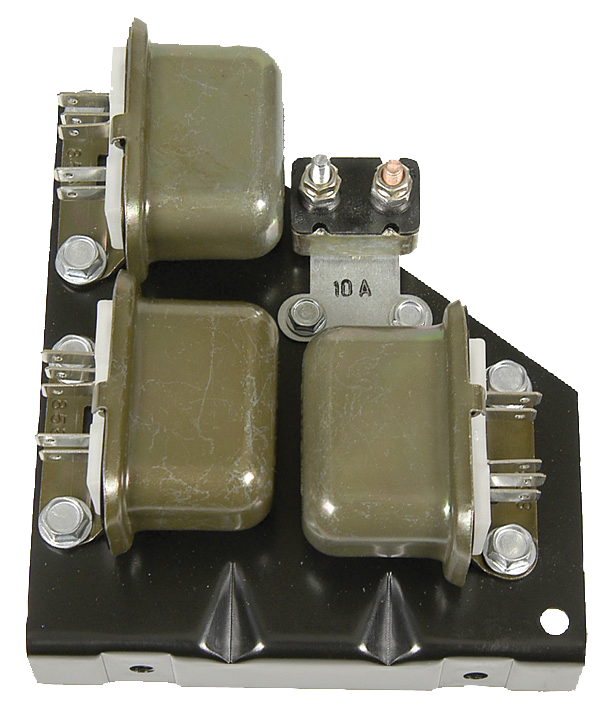 1967 Camaro RS Headlight Relay Board with Circuit Breaker.