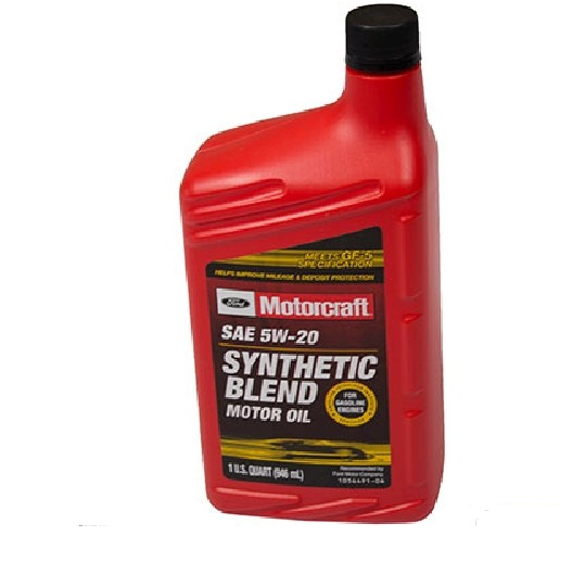 5w20 Motorcraft synthetic blend motor oil. Quart.